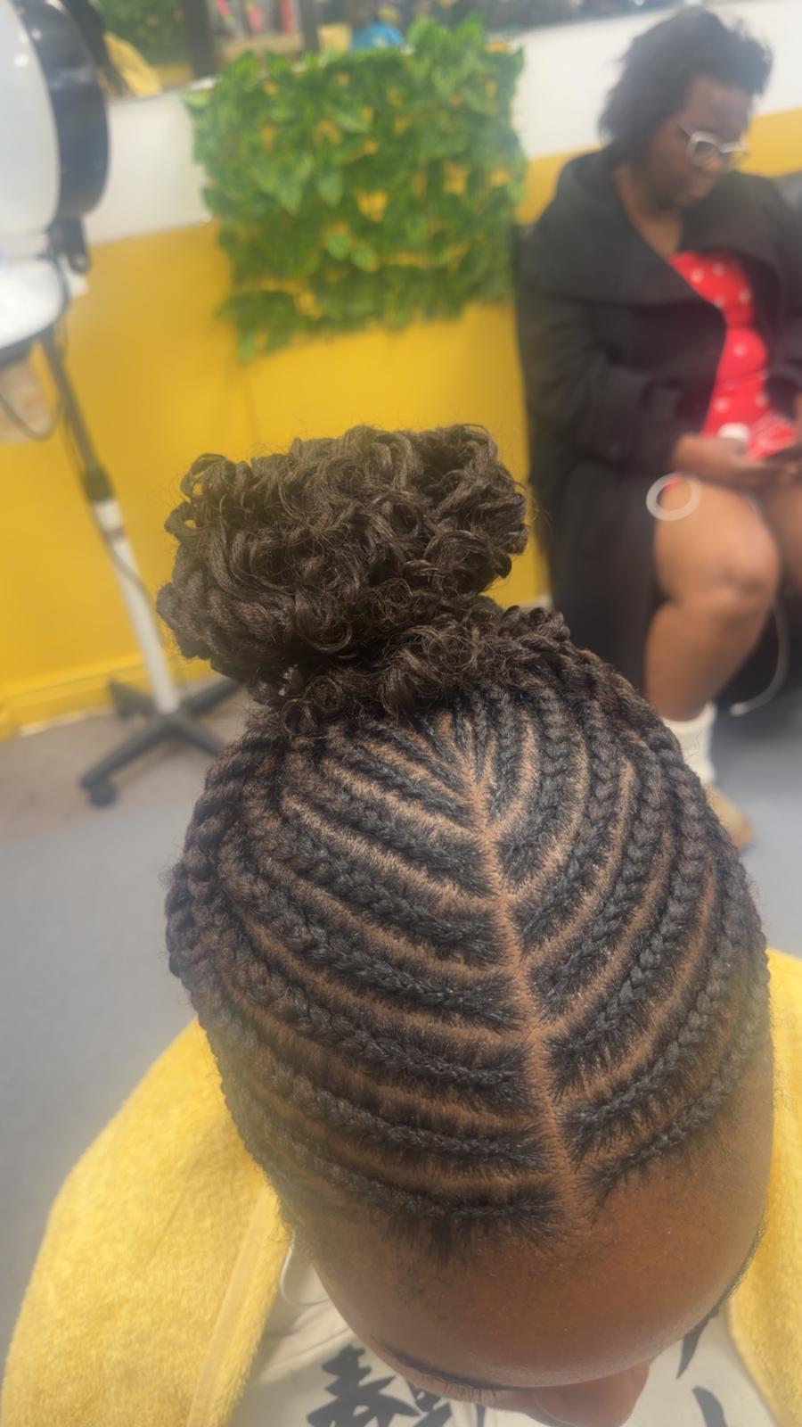 Hair styled at By Bles Beauty Salon