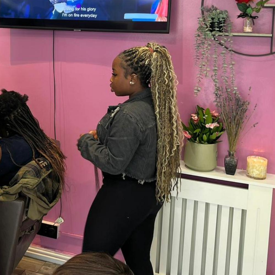 Hair styled by Mabel at By Bles Beauty Salon
